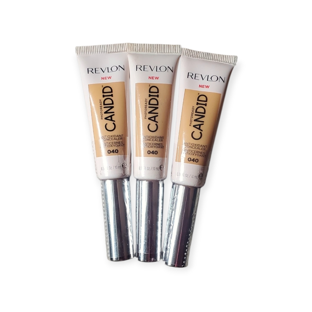 (3) Revlon PhotoReady Candid Antioxidant Concealer 040 Medium